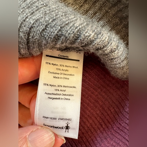 Smartwool | Colorblock Rib Sweater | XS - Picture 7 of 12